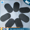 Wholesale 10 mesh black wire mesh cloth screen filter disc for pp pe plastic recycle